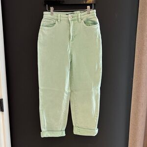 Mint Green Women's Jeans